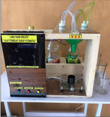 Labu Siam Kreatif Alat Pembuat Sirup Otomatis