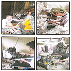 Alat Pres Pembuatan Parabot